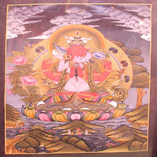 Bajra Story Thangka Painting