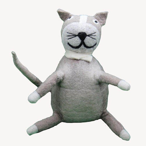 Big Felt Cat Doll