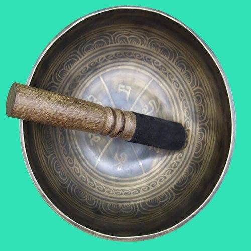 Buddha Eye Carved Singing Bowl