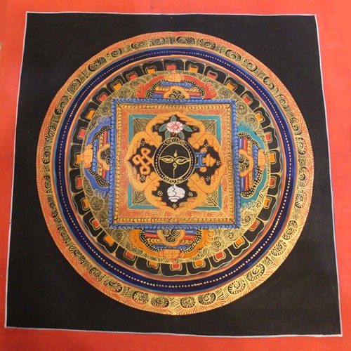 Buddha Eyes Mandala Thangka Painting