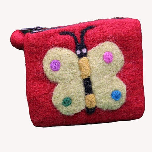 Butterfly Baby Felt Purse