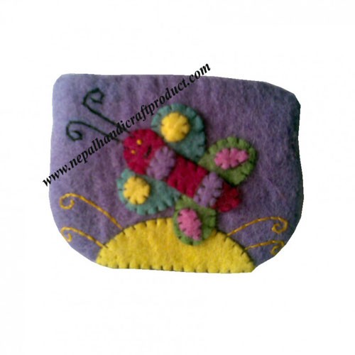 Butterfly Felt Purse 02