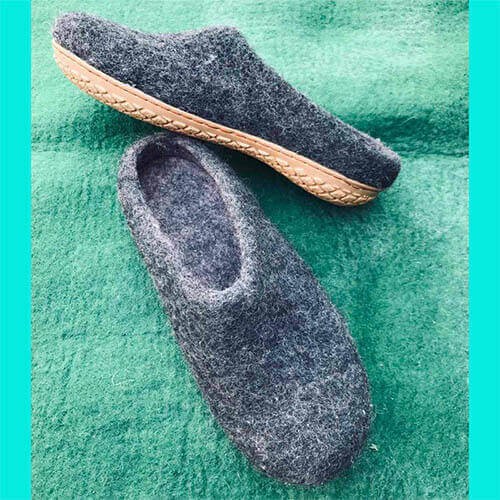 Dark Grey Slipper