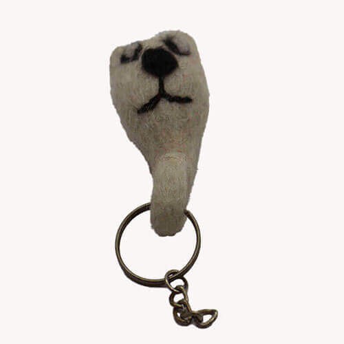 Dog Key Felt Ring