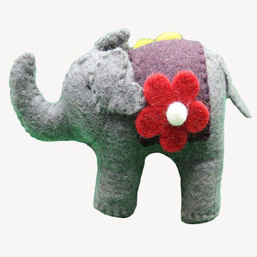 Elephant Felt Doll