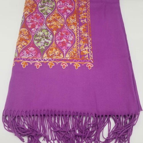 Embroidery Woolen Shawl