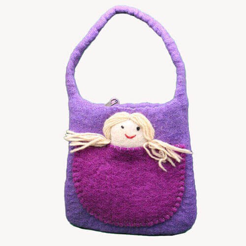 Felt Bag with Doll