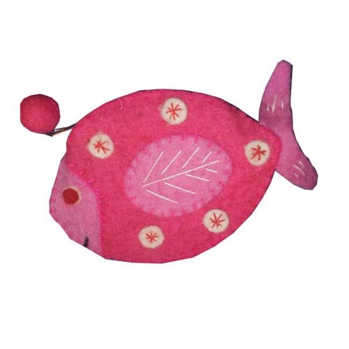 Fish Felt Purse