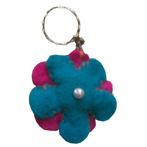 Flower Shape Key Ring 06