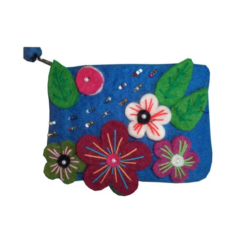 Flowery Felt Purse 13