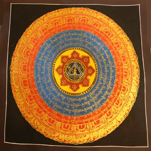 Full Mantra Painting Thangka