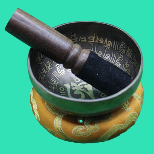 Full Mantra Singing Bowl