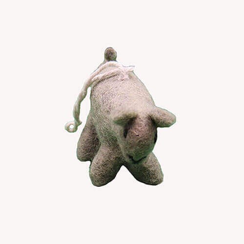 Goat Felt Animal Doll