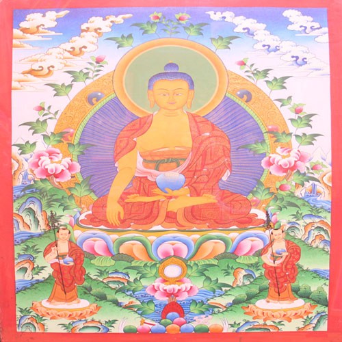 Handmade Buddha Thangka Painting