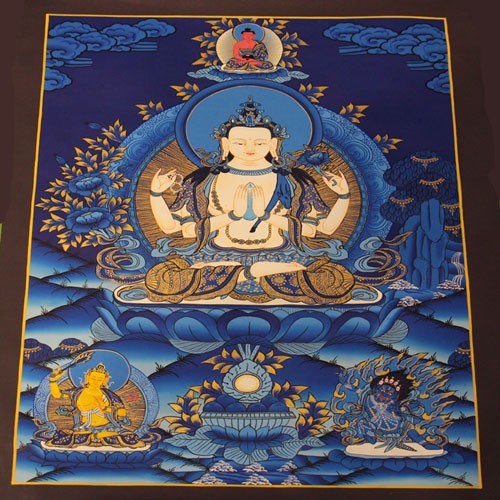 Handmade Changresi Thangka Painting