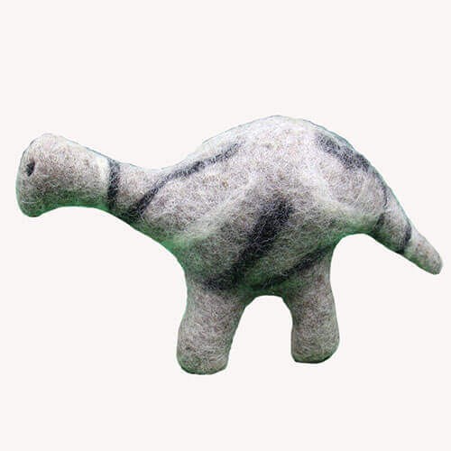 Handmade Felt Dinosaur