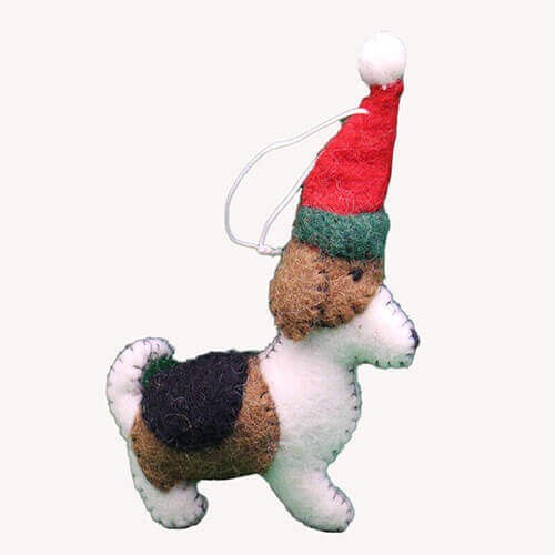 Handmade Felt Dog