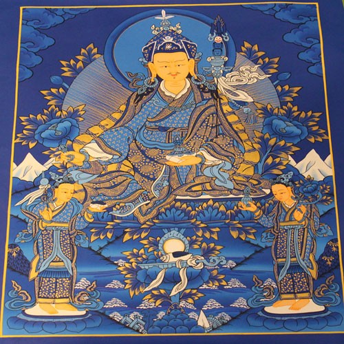 Handmade Guru Padma Sambhava Thangka