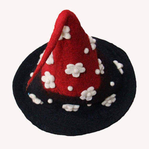 Round Long Tail Felt Hat