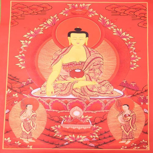 Sakyamuni Buddha Handmade Thangka Painting