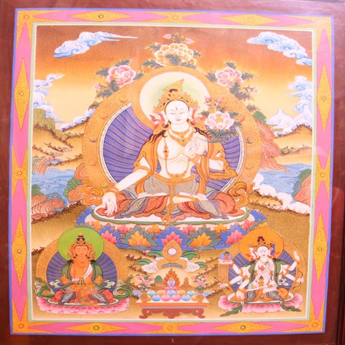 White Tara Thangka Art