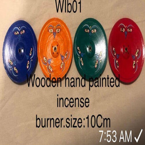 Wooden Buddha Eyes Incesne Burner