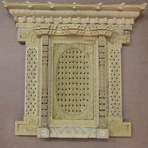 Wooden Carved Jali Window