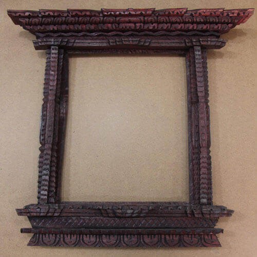 Wooden Carving Photo Frame