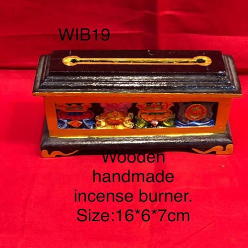 Wooden Handmade Incense Burner