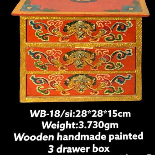 Wooden Handmade Painted Box