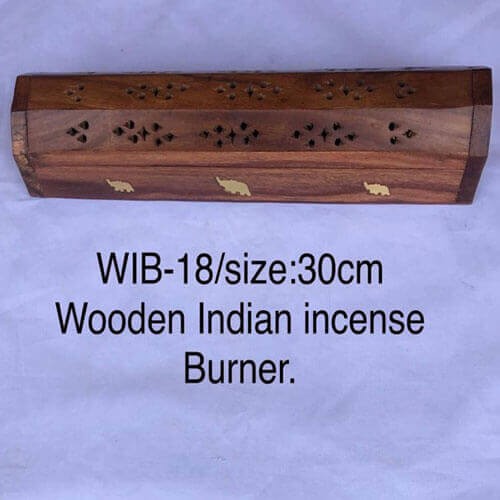 Wooden Indian Incense Burner