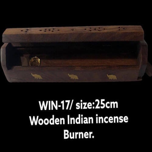 Wooden Indian Incense Burner